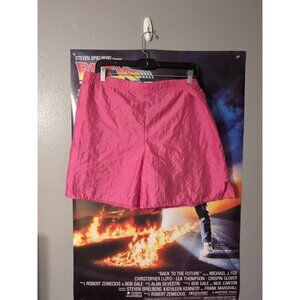 Active Elements Pink Nylon Vintage Running Shorts Pull On Size L Women's